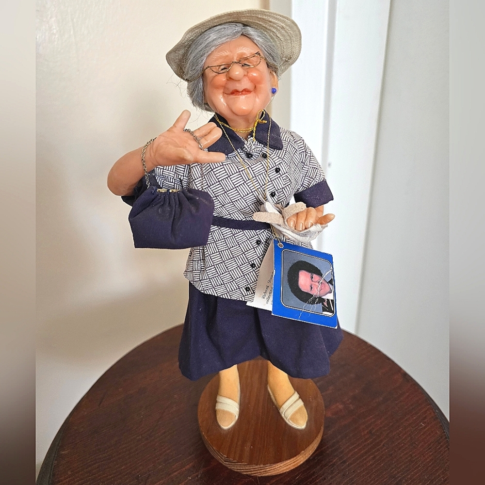 Richard Simmons "Miss Bea" Nana's Family Doll Tagged# 1380 By Artist Annie Wahl